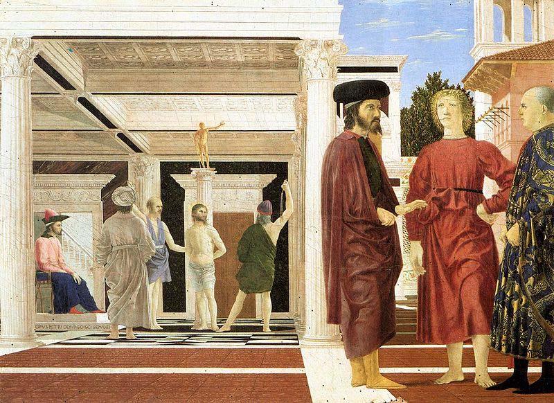 Piero della Francesca The Flagellation oil painting image